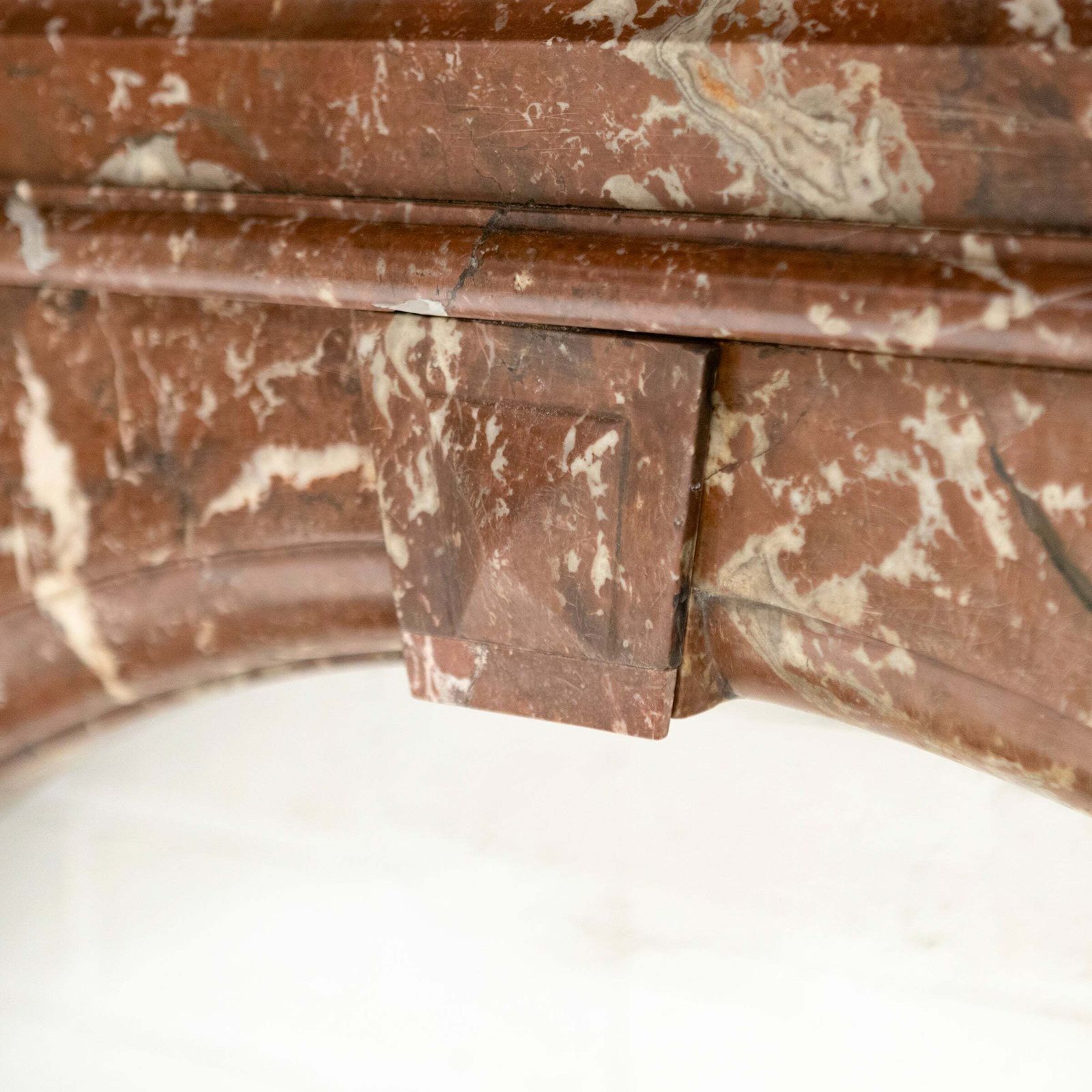 6500.0 Antique Victorian Arched Rouge Royal Marble Surround photo
