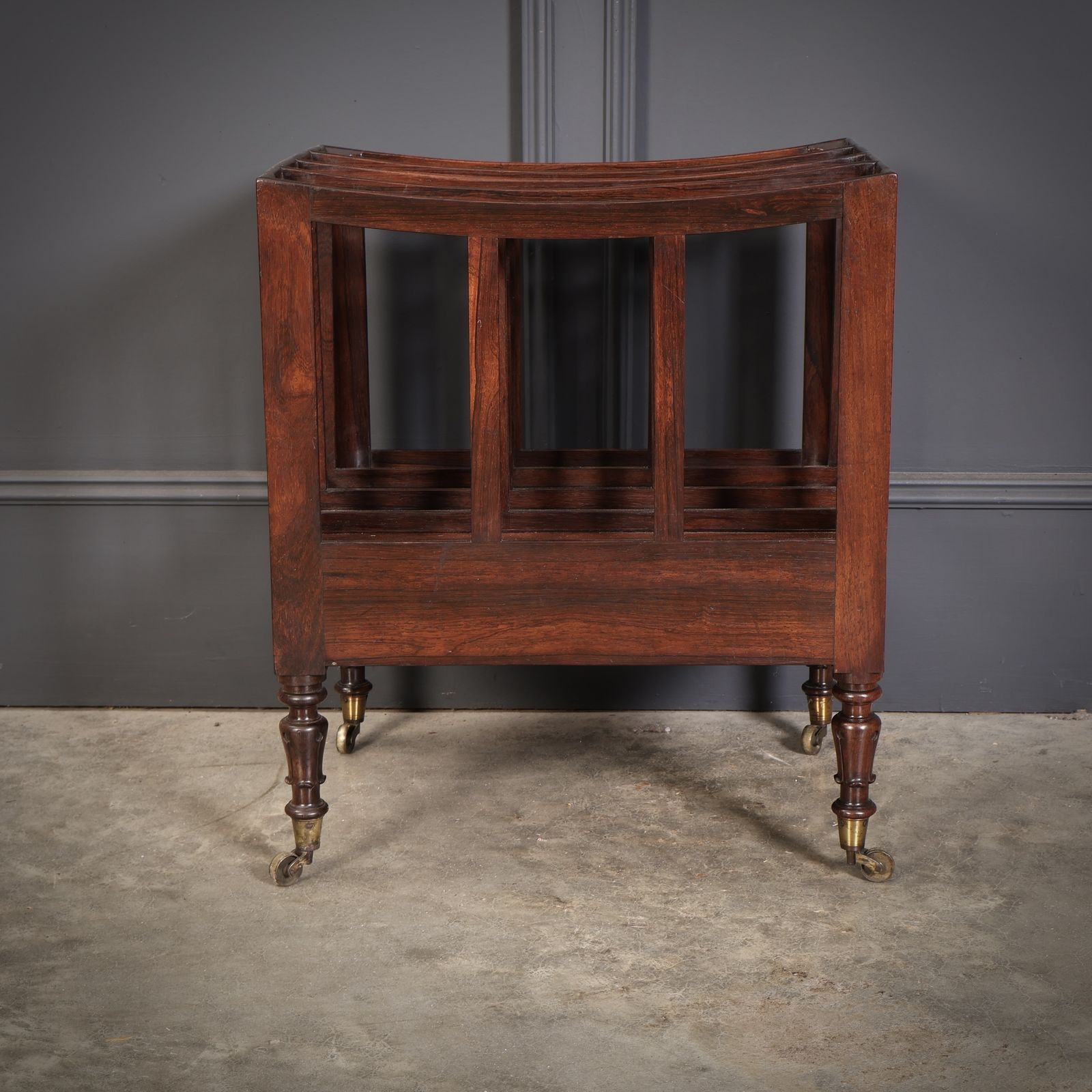 photo for sale William IV Rosewood Canterbury Magazine Rack