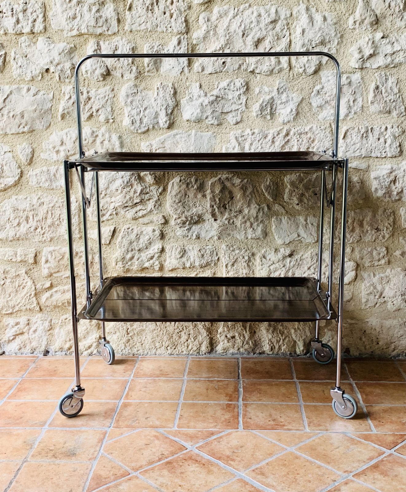 Mid Century Italian Bar Cart By Speedy photo furniture