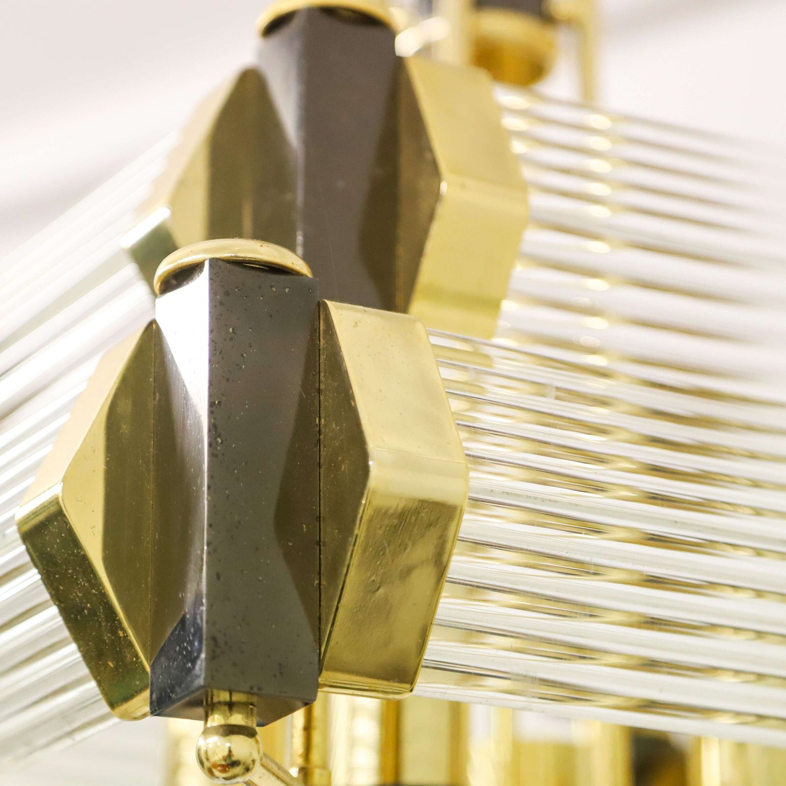 Crystal Glass Rods Chandelier   Attributed To Bakalowits & Söhne, C.1970s 1980s photo vinterior