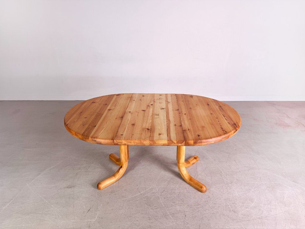 Rainer Daumiller Eettafel Grenen Mid-Century Design Uitschuifbaar 2 photo buy