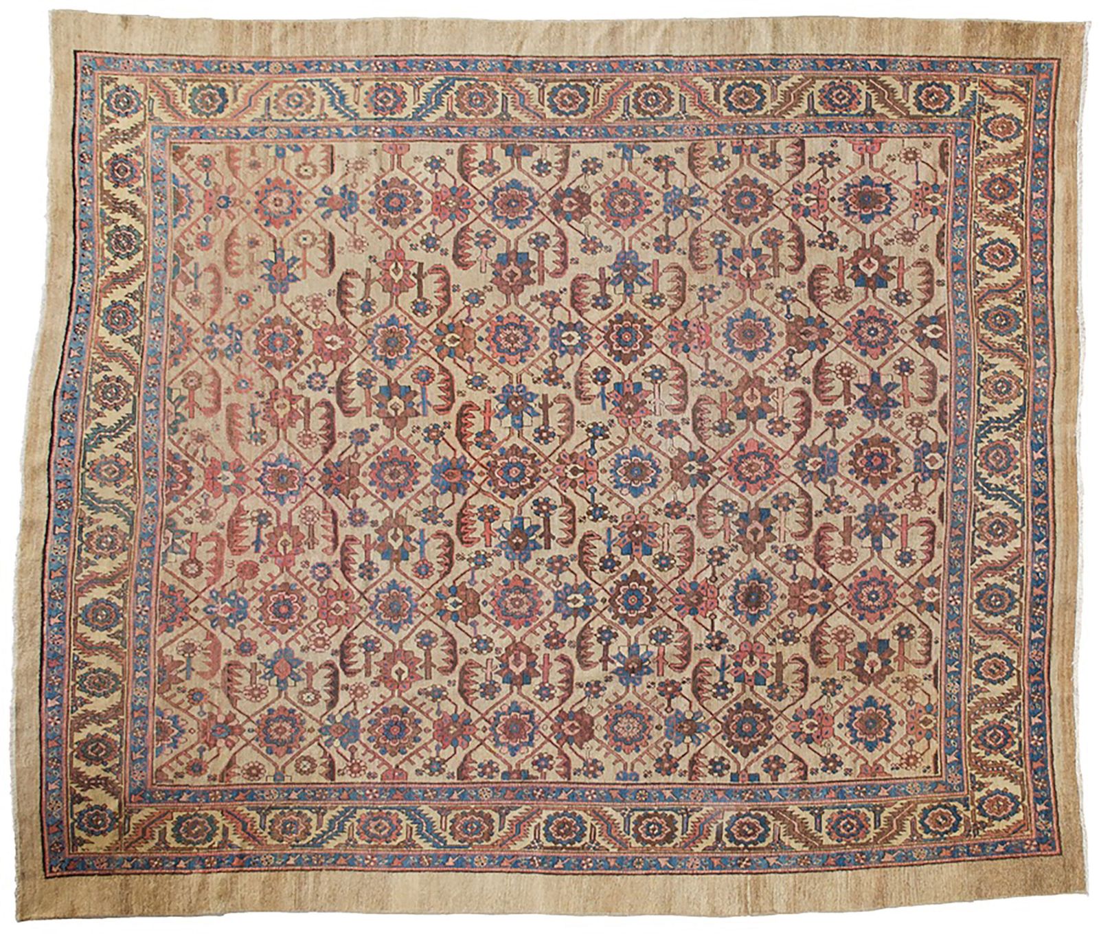 Antique Bakhshaysh Carpet 352x300cm photo Textiles