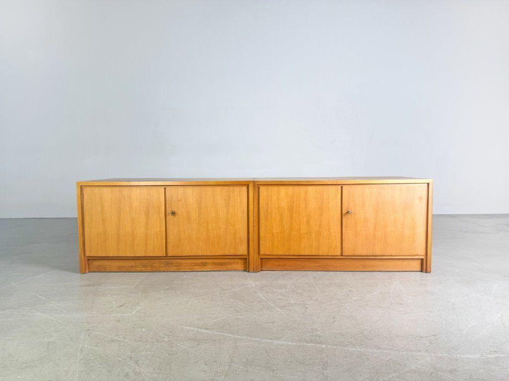 2x Original Midcentury Sideboard Wk Möbel Chest Of Drawers Walnut photo for sale