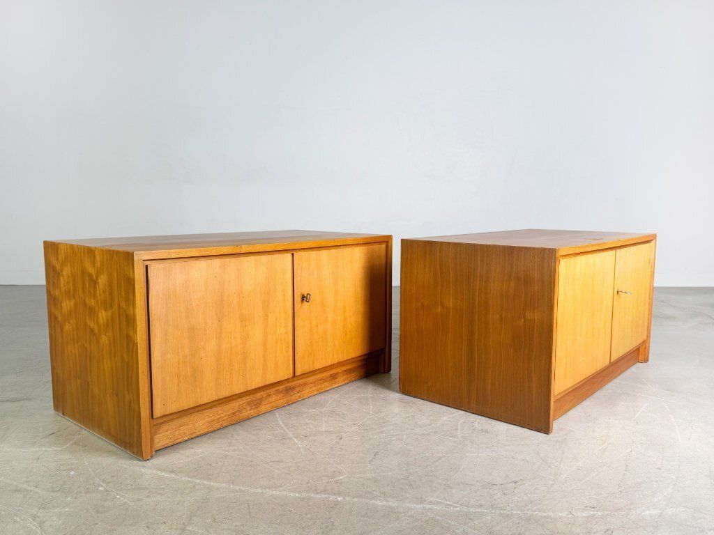 2x Original Midcentury Sideboard Wk Möbel Chest Of Drawers Walnut photo Furniture