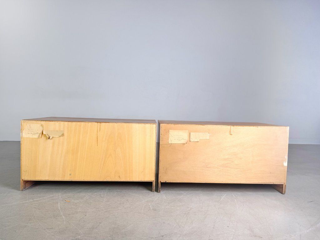 2x Original Midcentury Sideboard Wk Möbel Chest Of Drawers Walnut photo vinterior