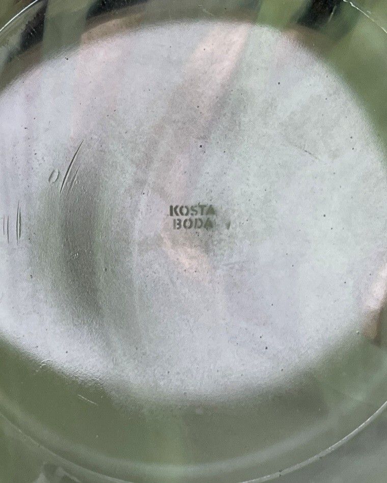 Beautiful Kosta Boda Decorative Custom Made Decorative Glass Bowl By Anna Ehrner photo furniture