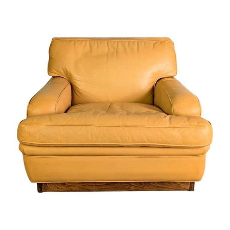 Original Midcentury Armchair Arne Norell Armchair Mexico Leather