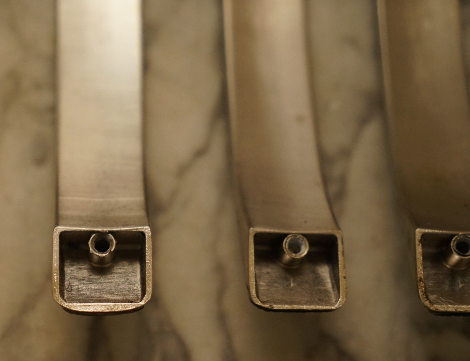 Suite Of Six Shark Manta Ray Shagreen Upholstered Contemporary Drawer Handles photo 450.0