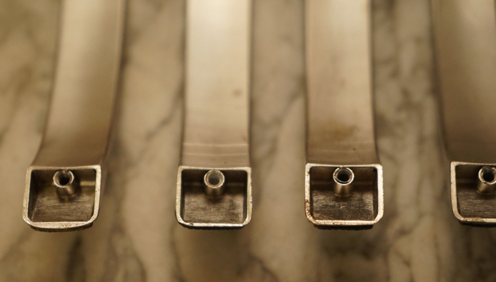 Suite Of Six Shark Manta Ray Shagreen Upholstered Contemporary Drawer Handles photo buy
