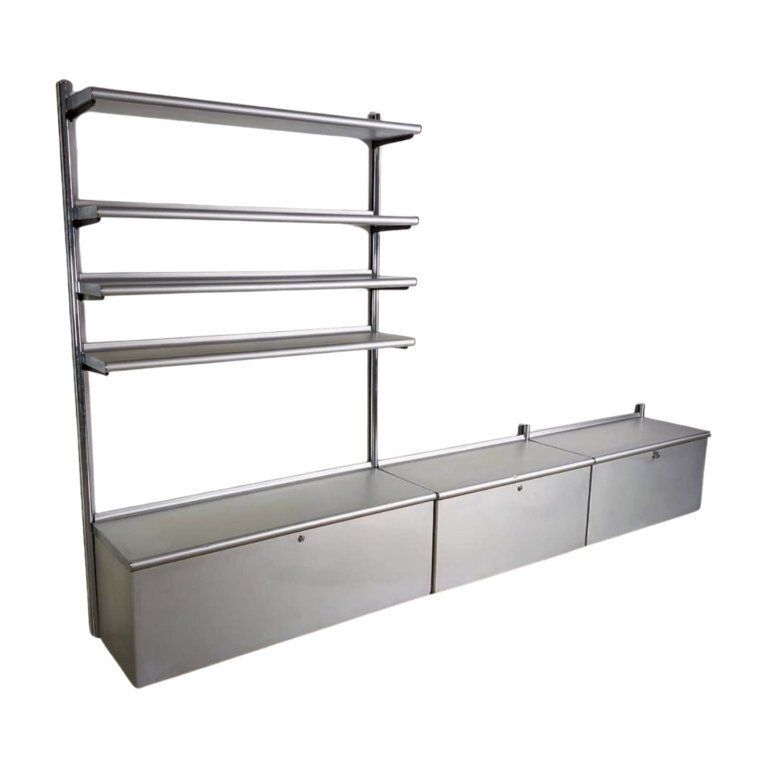 Otto Zapf Shelving System Vitra Vieler Wingset Wall Shelf Aluminum photo buy