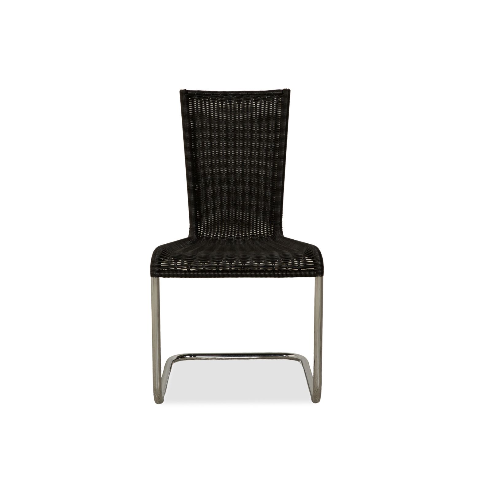 photo for sale Lot de 6 chaises Tecta B20 en tresse gris foncé