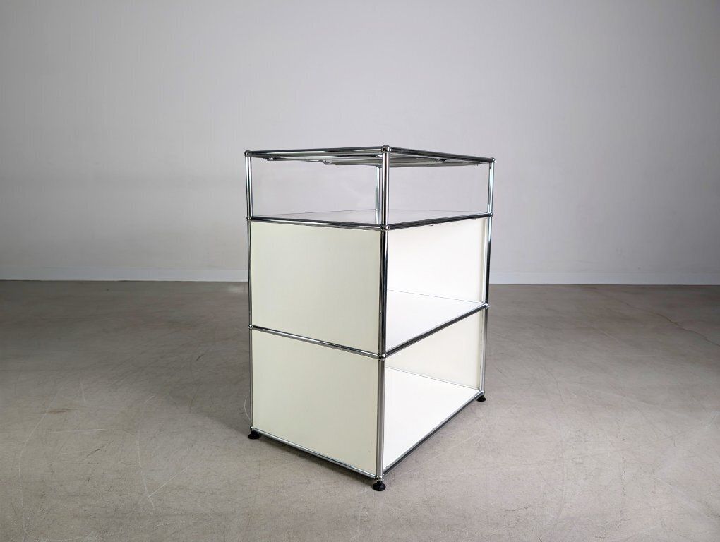 Original Usm Haller Sideboard White 3x1 Chest Of Drawers Shelf Fritz photo Furniture