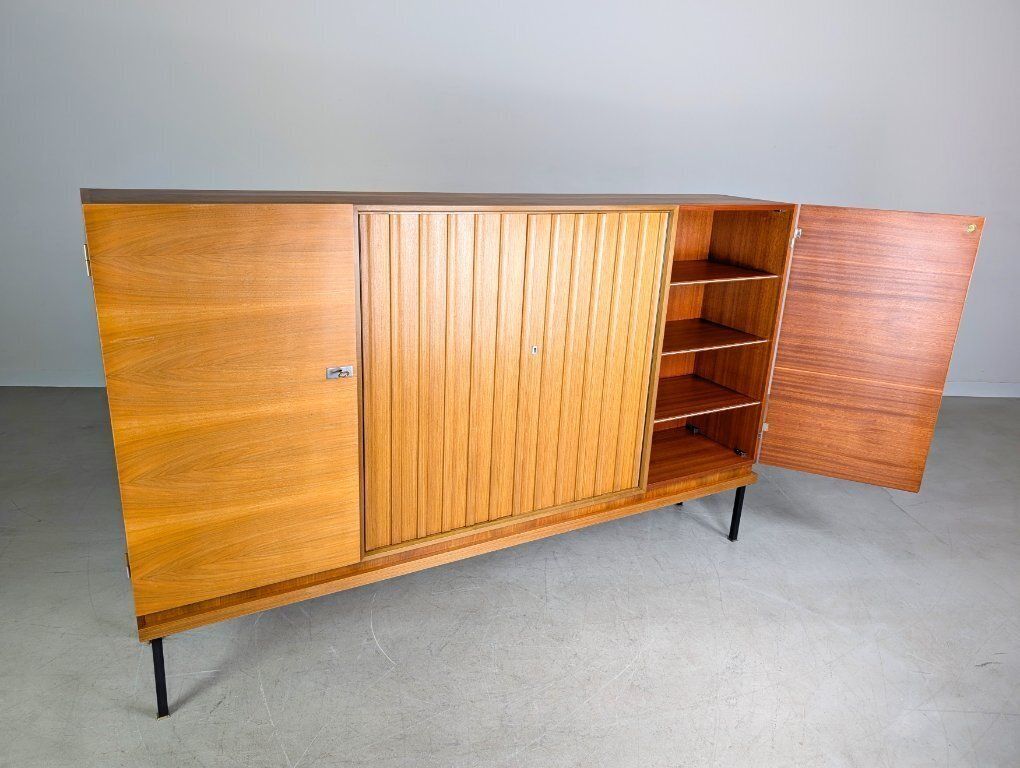 Furniture Original Midcentury Highboard Famöla Furniture Fama Walnut photo
