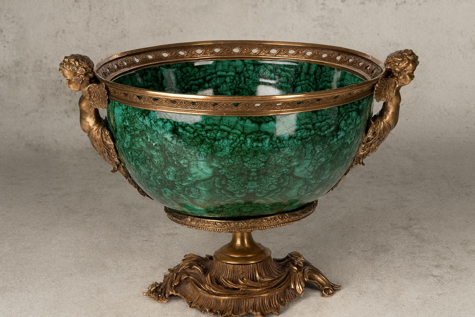 Elegant Porcelain And Bronze Bowl With Angels   Perfect Gift For Collectors And Special Occasions