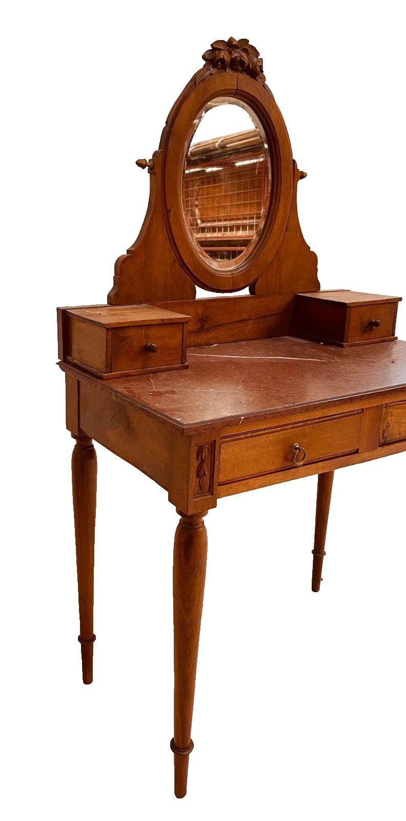 Louis XVI Style Walnut Dressing Table 20th Century photo Furniture
