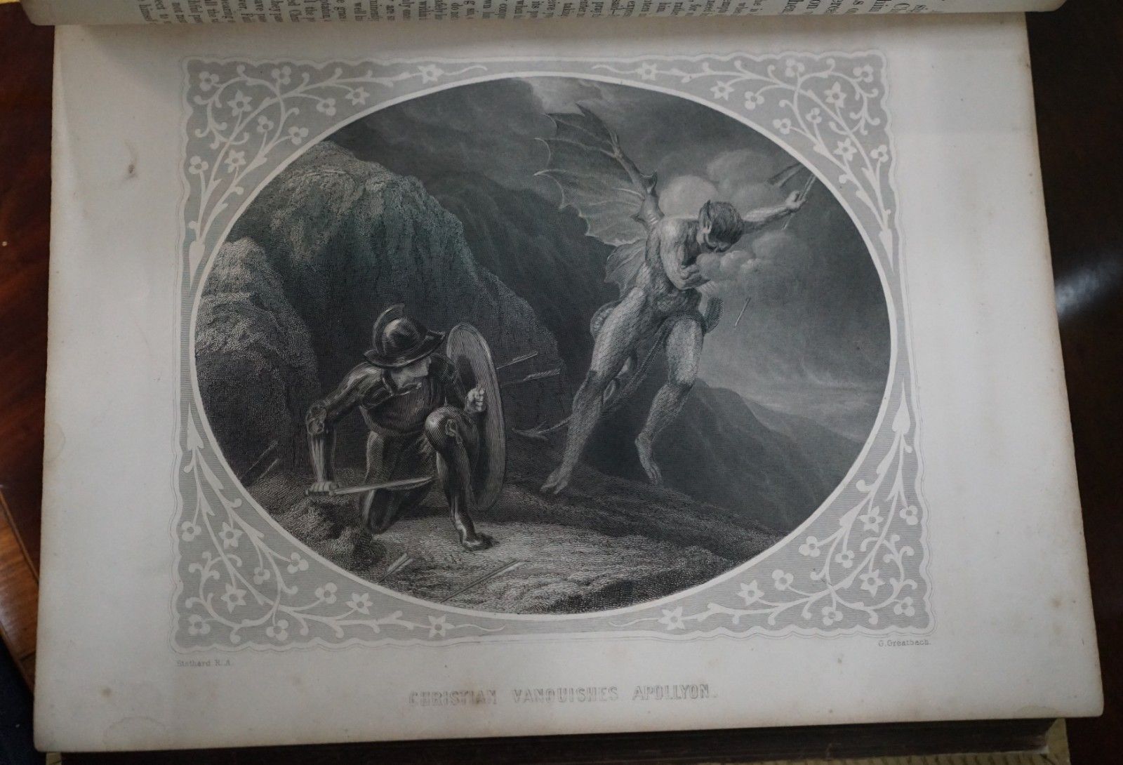 photo furniture Rare 1872 Edition Of The Pilgrim's Progress And Other Works Of John Bunyan