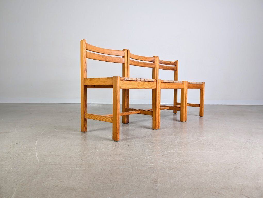 Set Of 3 Asserbo Chairs Borge Morgensen Roland Wilhelmsson photo Furniture