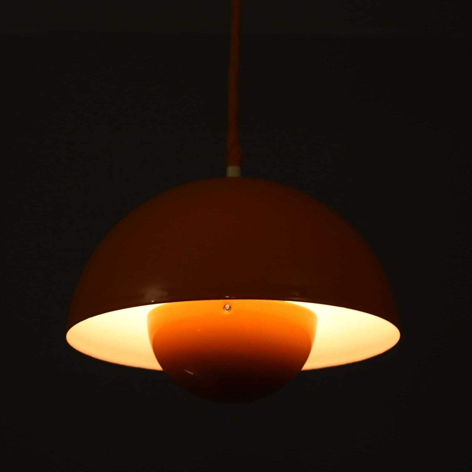 1970s “Flower Pot” Hanging Lamp By Verner Panton For Louis Poulsen, Denmark photo 329.0