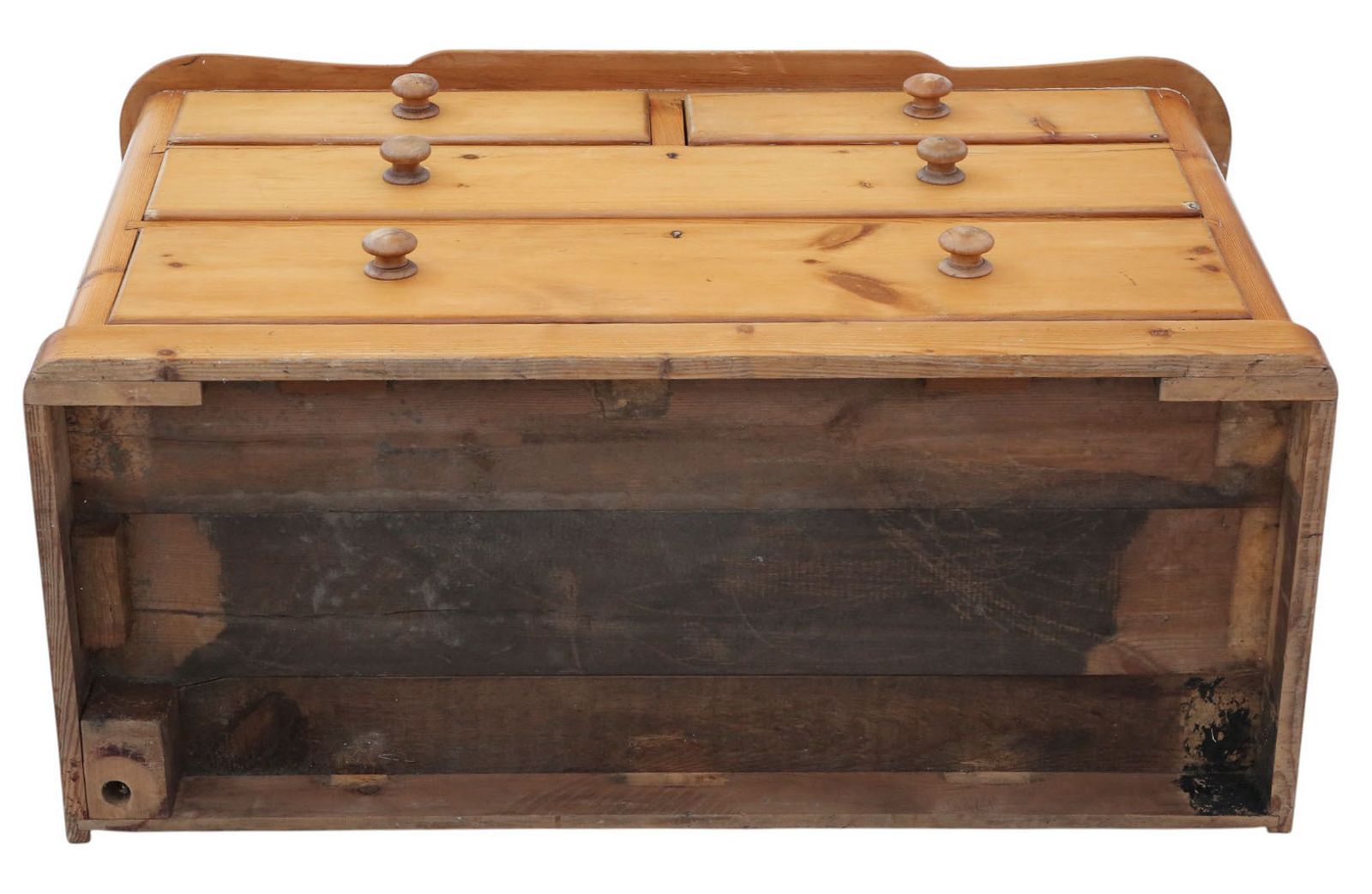 Antique 19th Century Large Pine Chest Of Four Drawers – Fine Quality photo vinterior