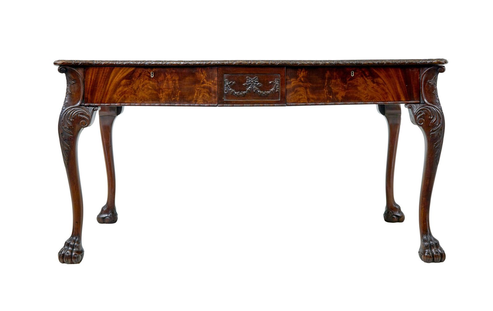 Furniture Mid 19th Century English Partners Desk In The Chippendale Taste photo