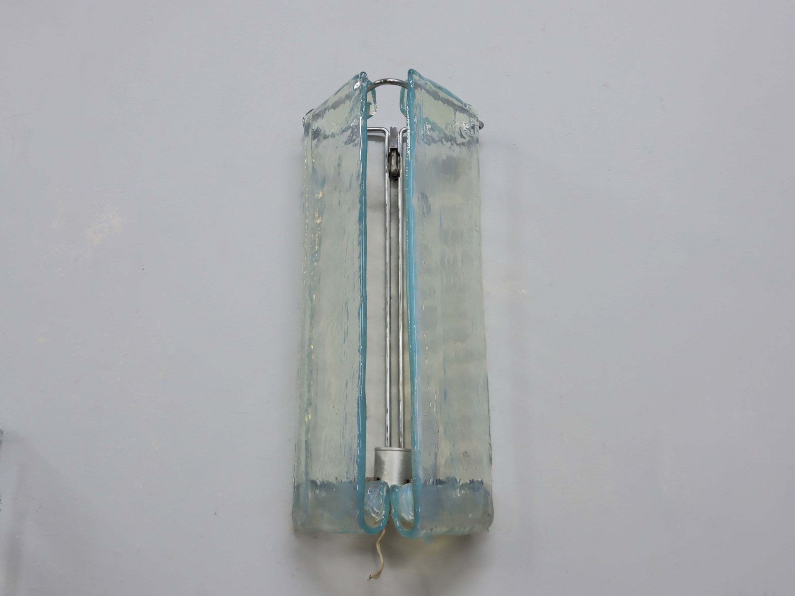 Set Of 3 Murano Wall Sconces By Carlo Nason For Mazzega, 1970s photo Lighting