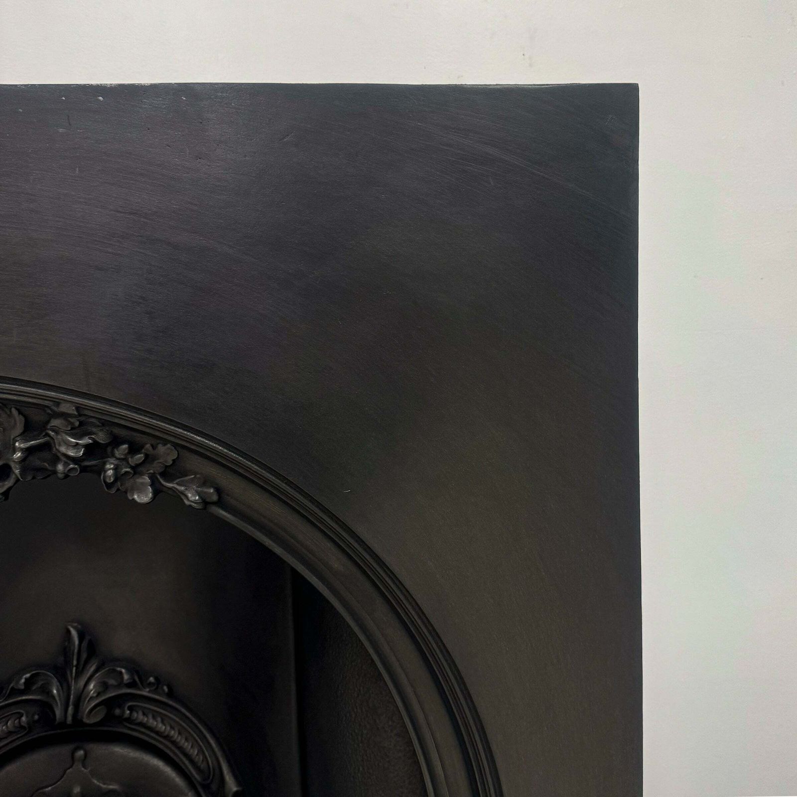 Ornate Reclaimed Victorian Style Cast Iron Insert photo vinterior