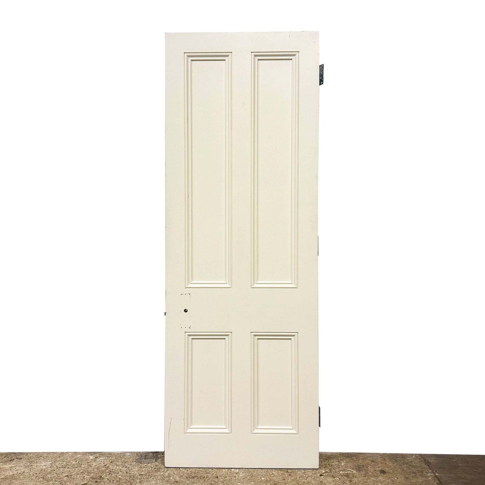 Reclaimed White Tulip Wood 4 Panel Door   219cm X 77.5cm
