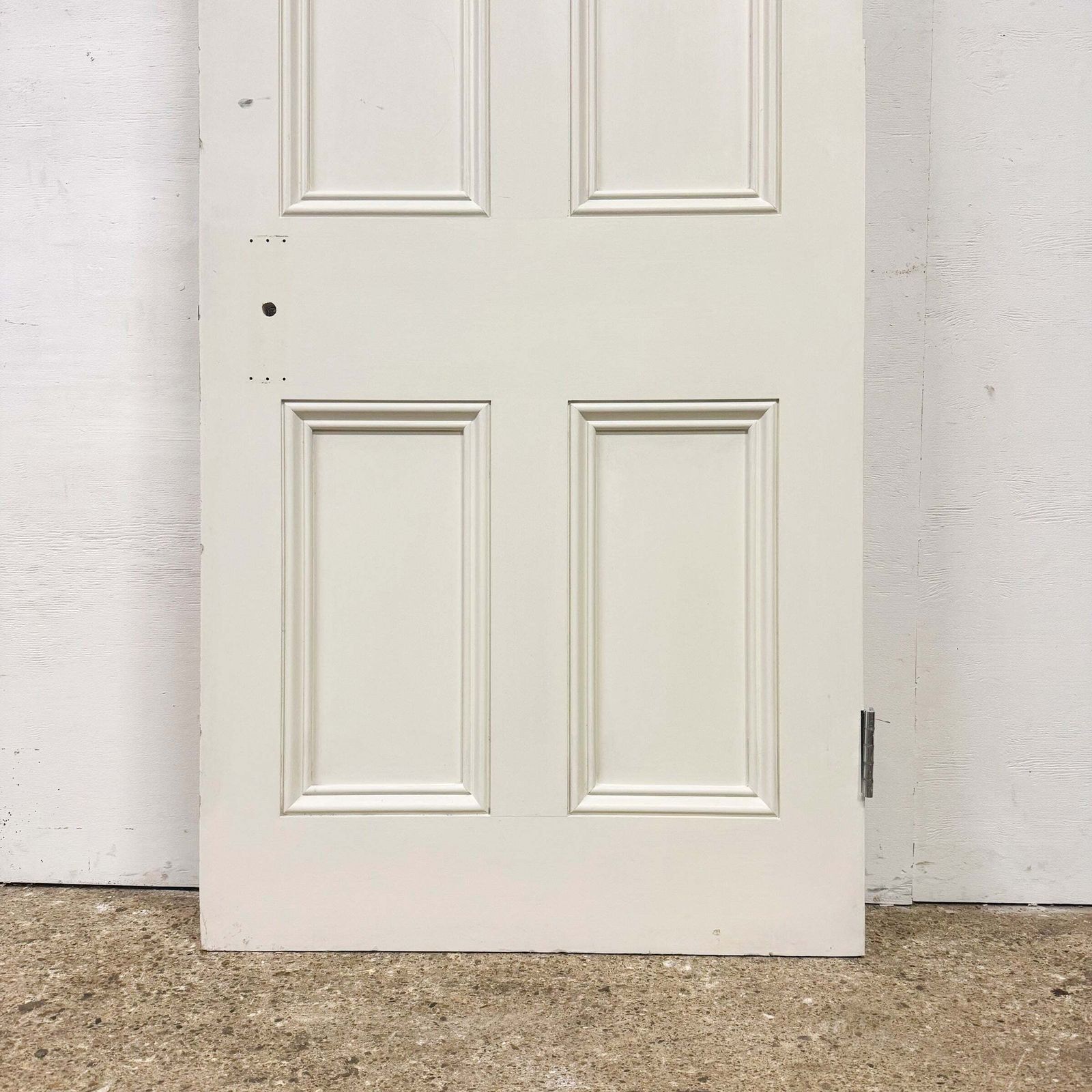 Reclaimed White Tulip Wood 4 Panel Door   227cm X 80.5cm photo Home Fixtures