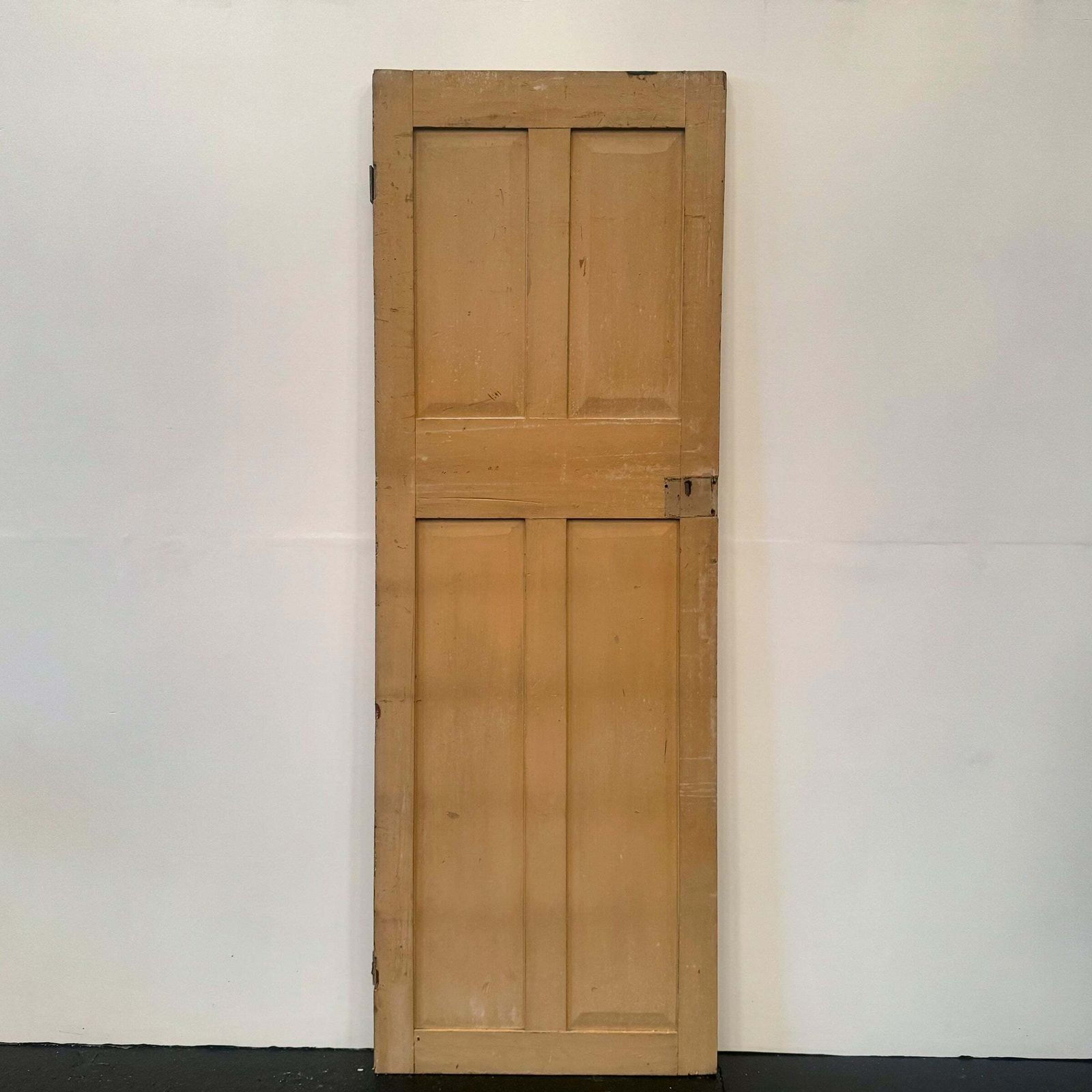 Georgian Solid Pine Panelled Door   226cm X 78cm photo 160.0