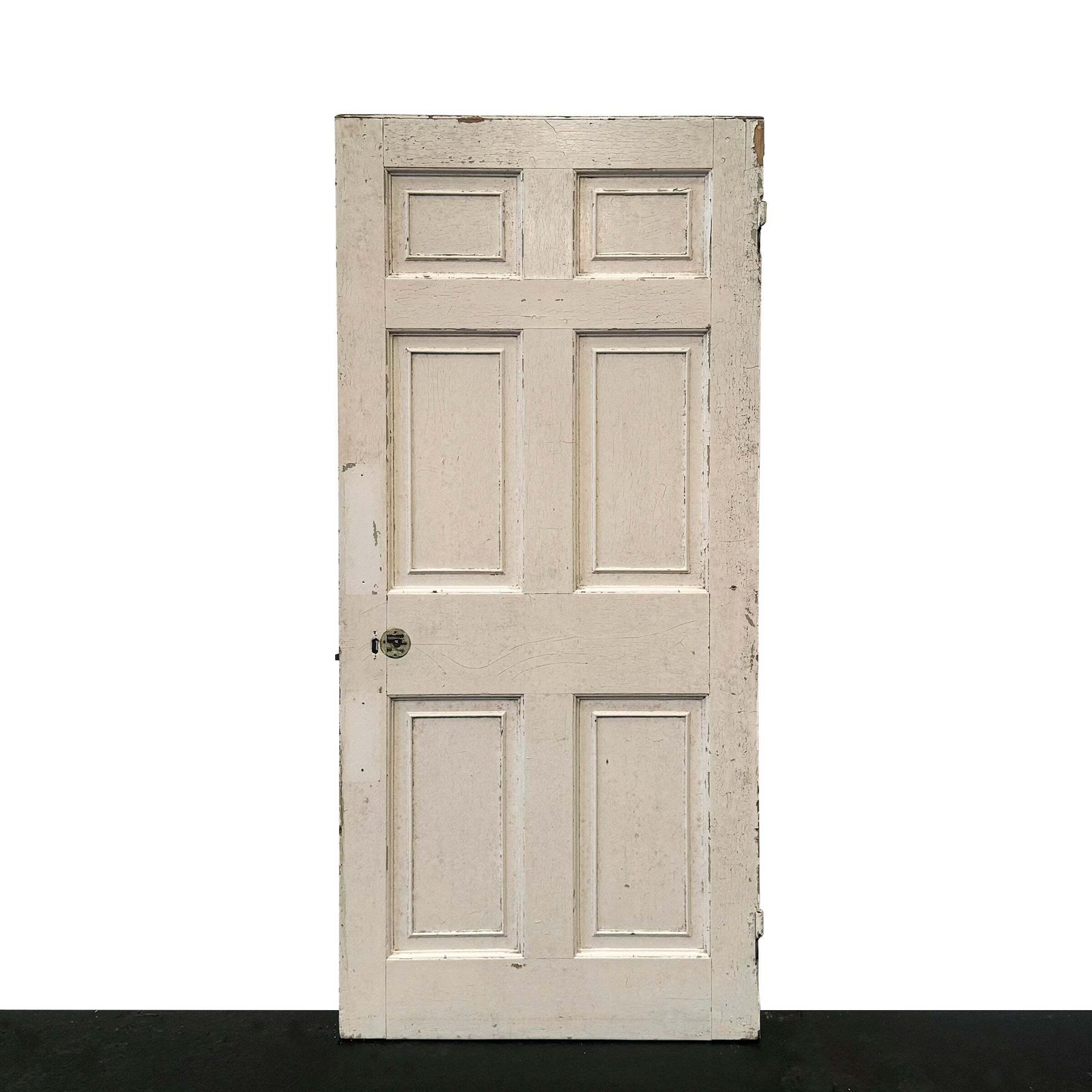 Georgian Solid Pine Panelled Door   193.5cm X 89cm