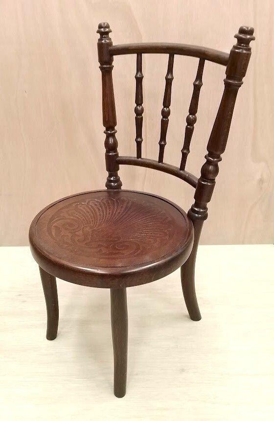 Antique Fischel Bentwood Child's Chair photo furniture