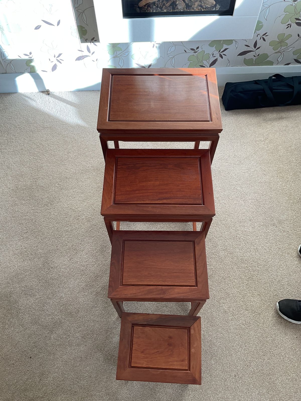 Rosewood Nest Of Tables photo furniture
