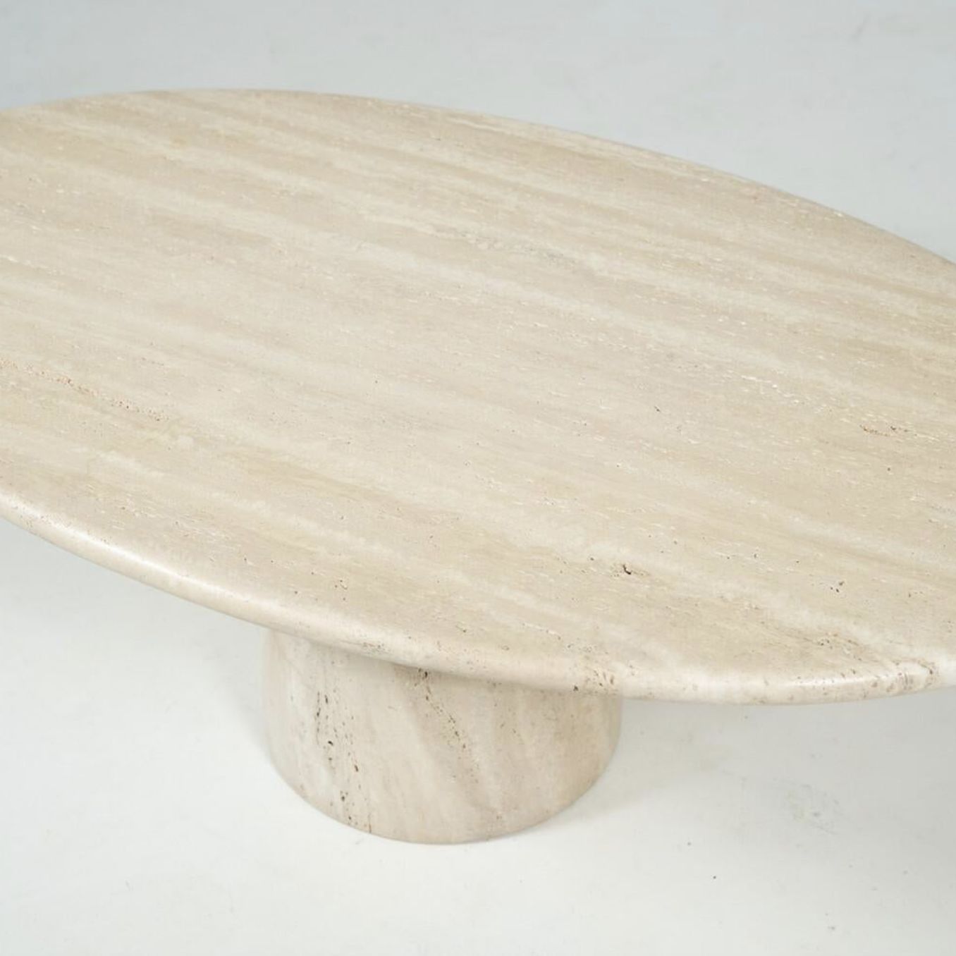 Travertine Coffee Table By Peter Draenert, 1970s photo Furniture