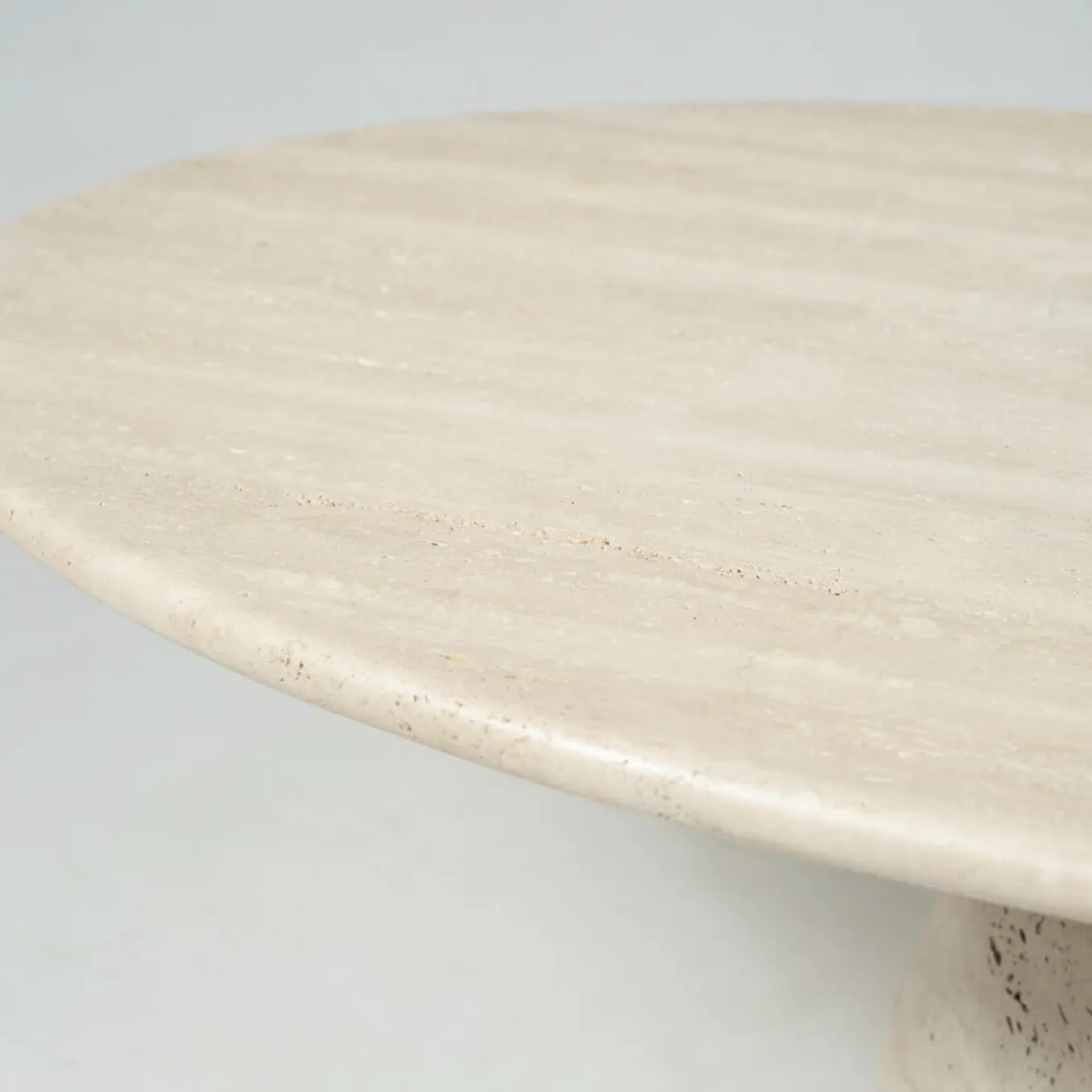 photo furniture Travertine Coffee Table By Peter Draenert, 1970s