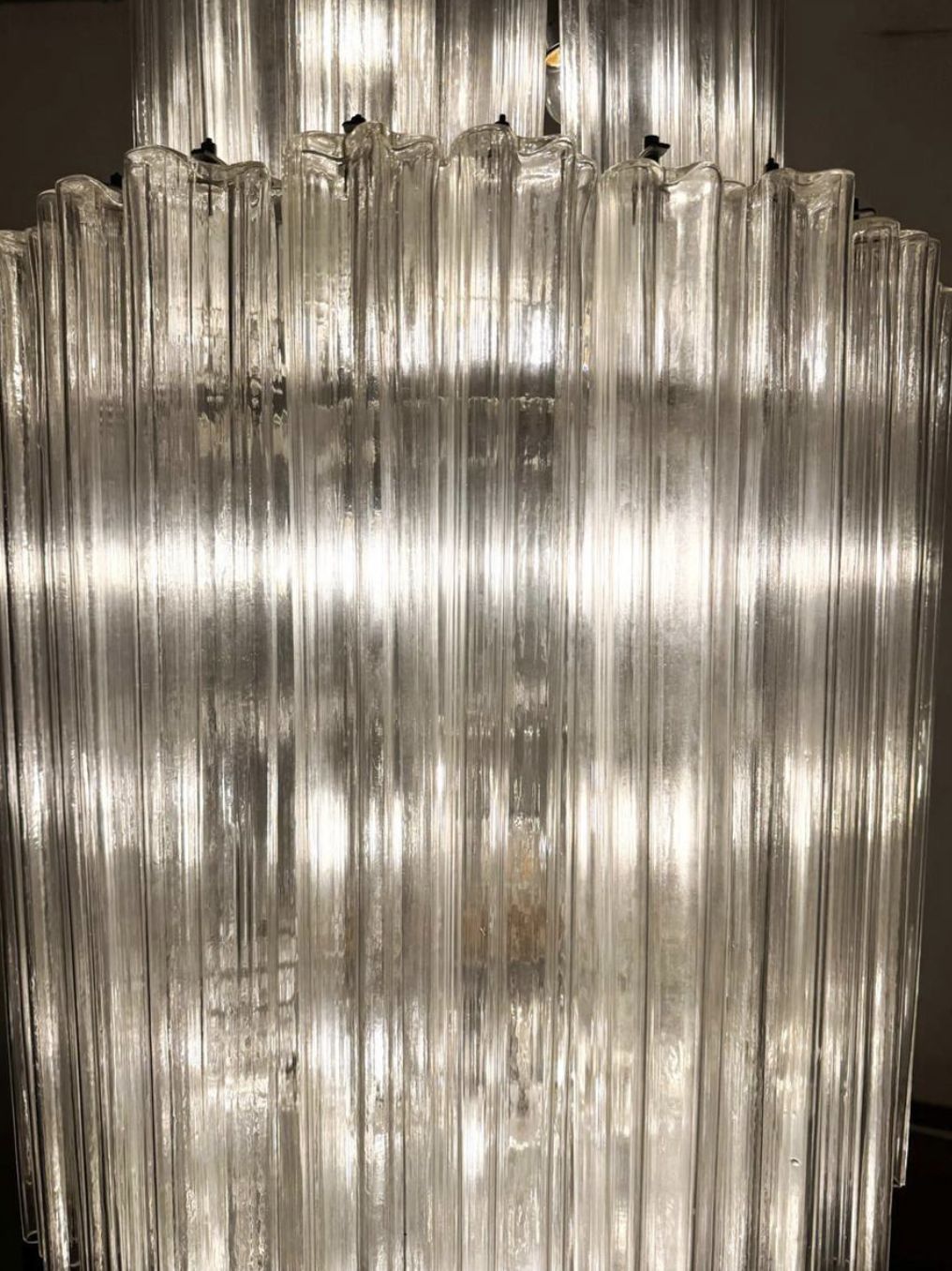 Mid Century Modern Glass Suspension, Italy, 1960s photo vinterior