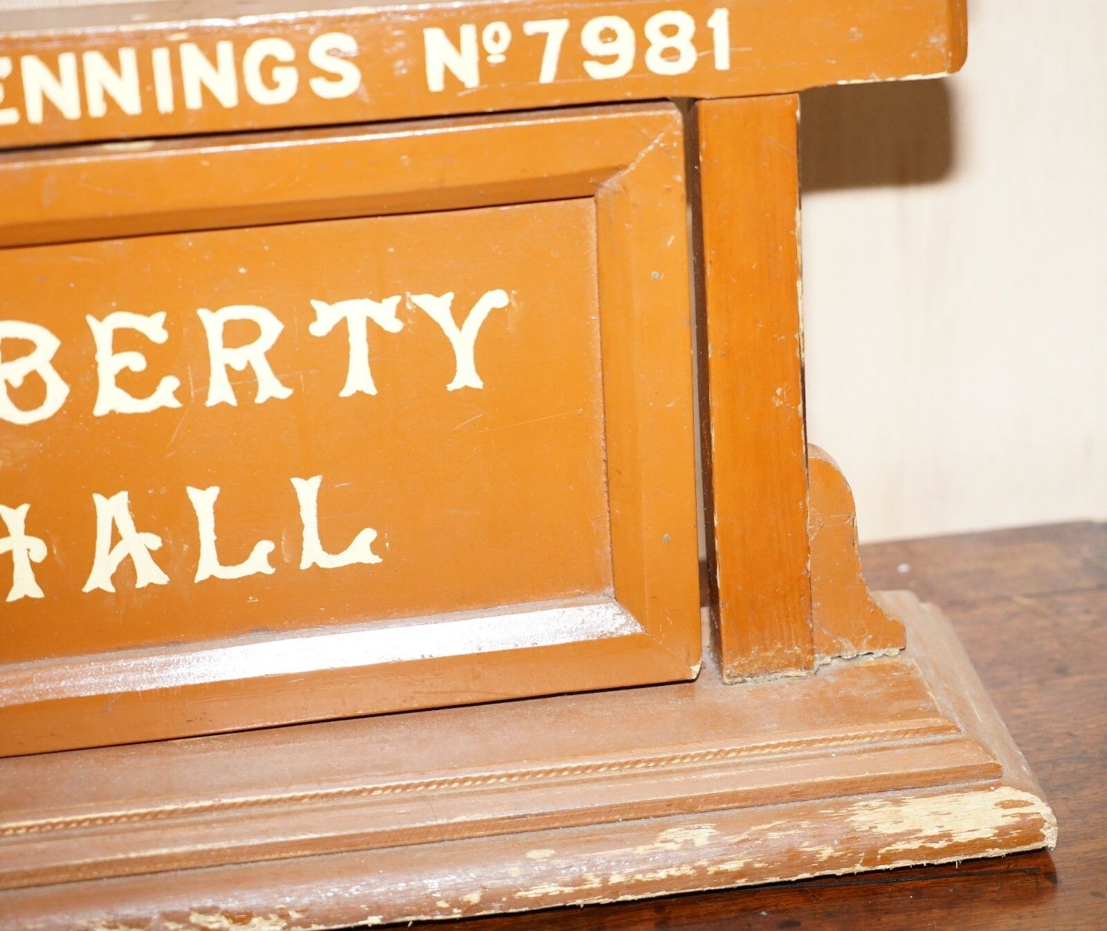 Vintage Masonic Lodge Rotating Sign Liberty Hall Strict Order Candle Holders photo vinterior