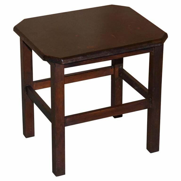 Primate Circa 1930's Side End Lamp Wine Table Very Utilitarian Priced To Sell