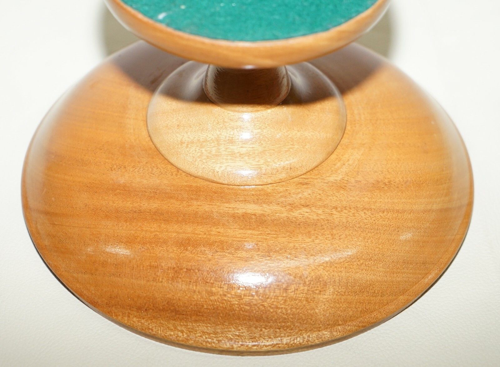 photo furniture Brand New Air Dried Beech Wood Fruit Bowl On Nicely Turned Base Great Present