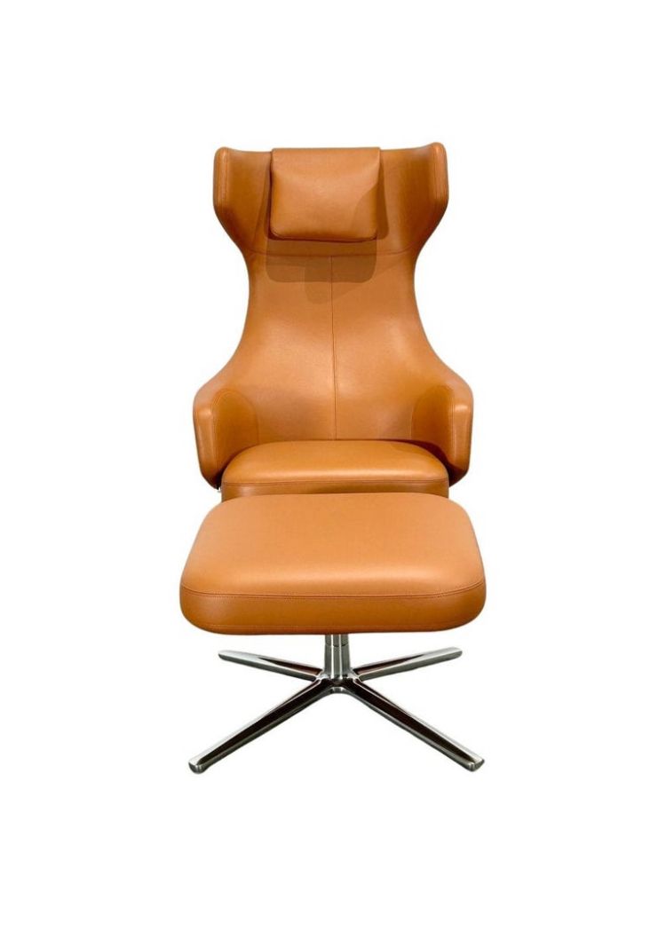 Vitra Grand Repos Armchair Ottoma By Antonio Citterio