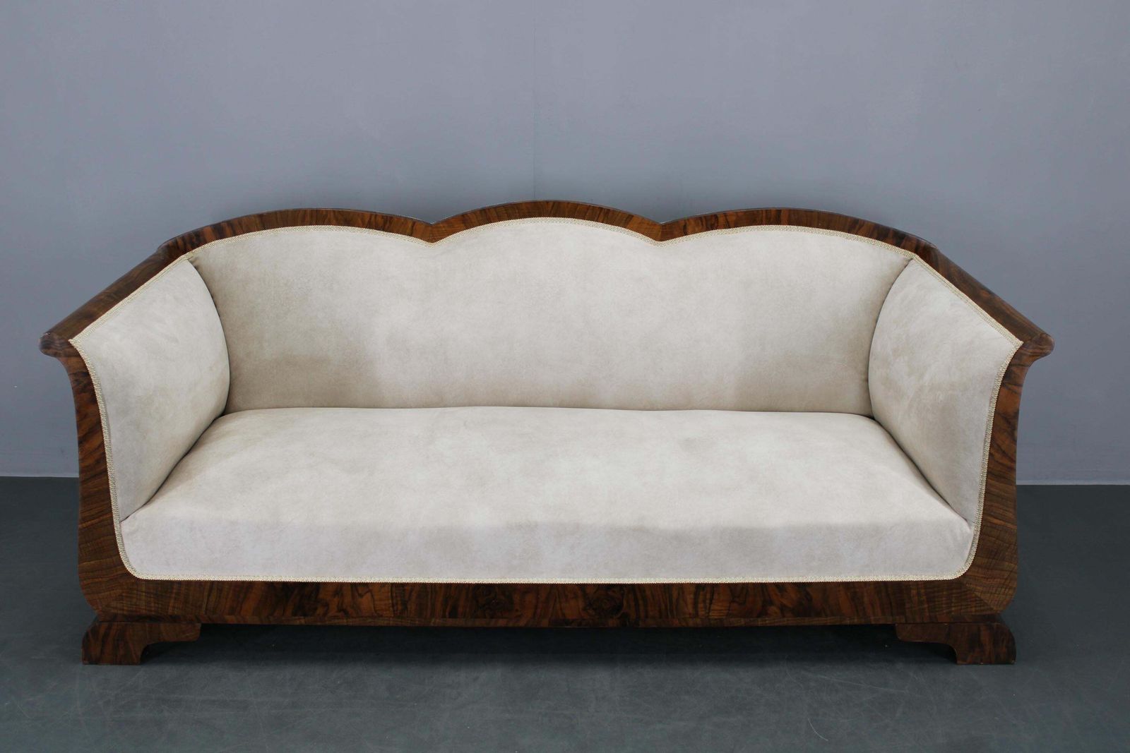 1930s Restored Art Deco Sofa, Czechoslovakia photo for sale