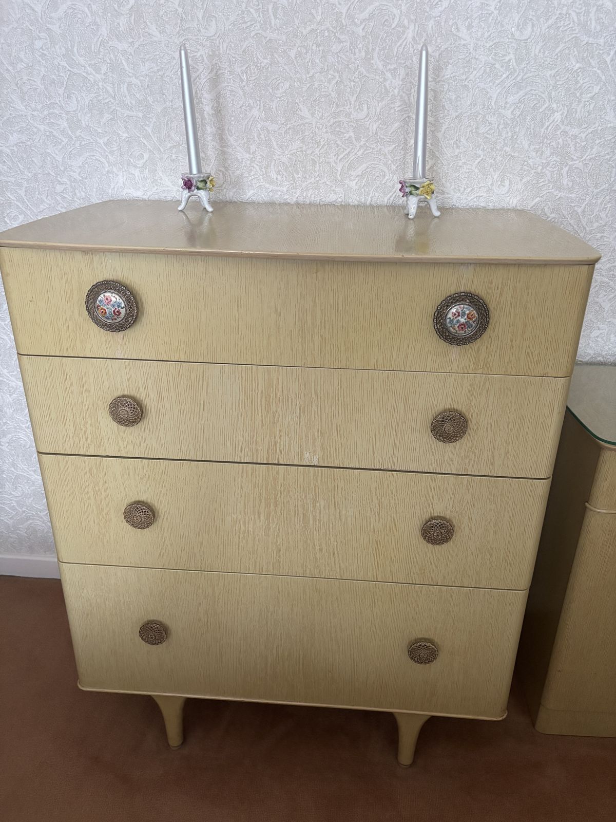 Mid Century Bed Room Furniture Set photo furniture