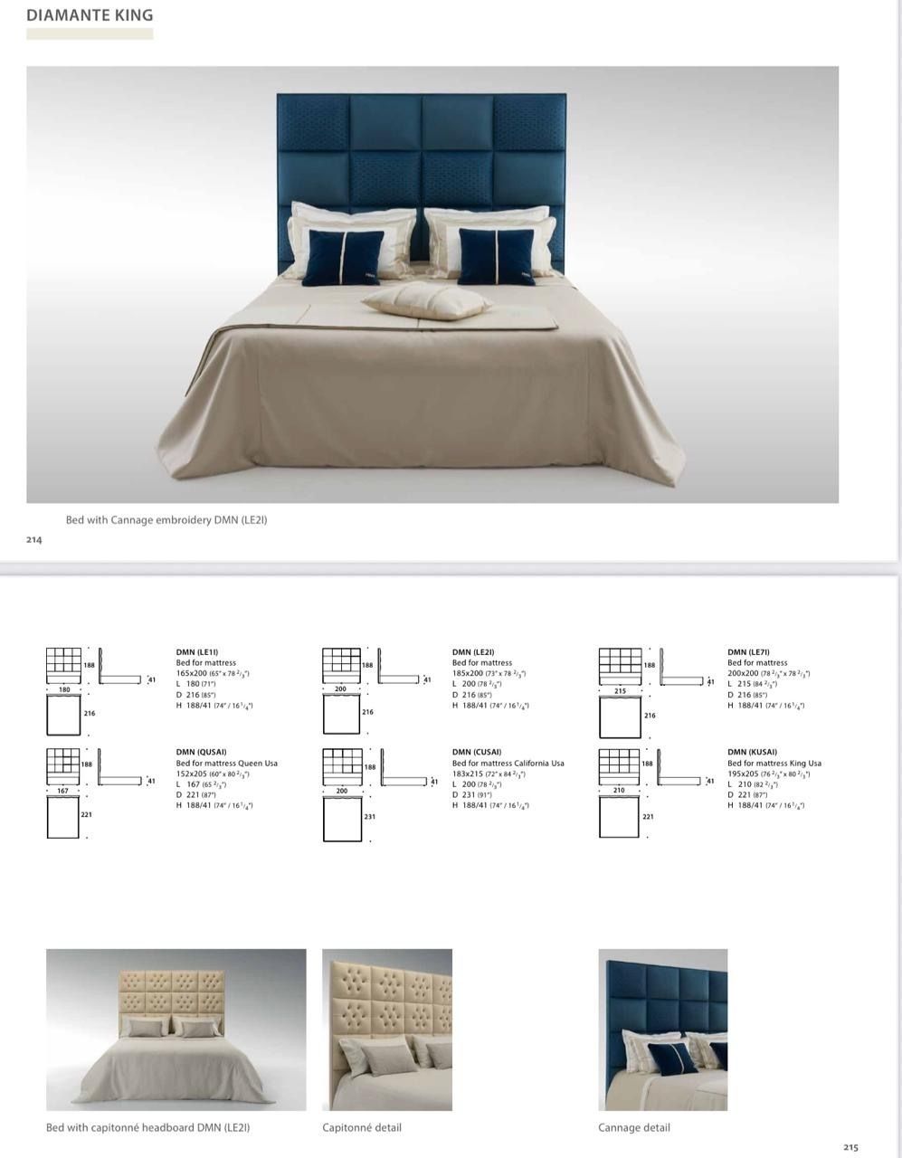 Fendi Casa Diamante Bed photo for sale