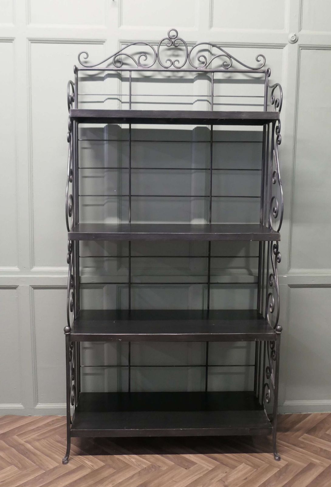A French Wrought Iron Bakers Shop Stand photo furniture