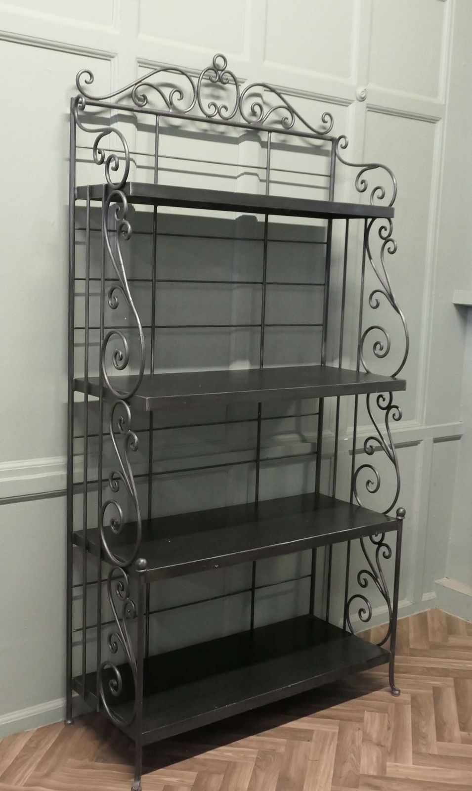 A French Wrought Iron Bakers Shop Stand photo for sale