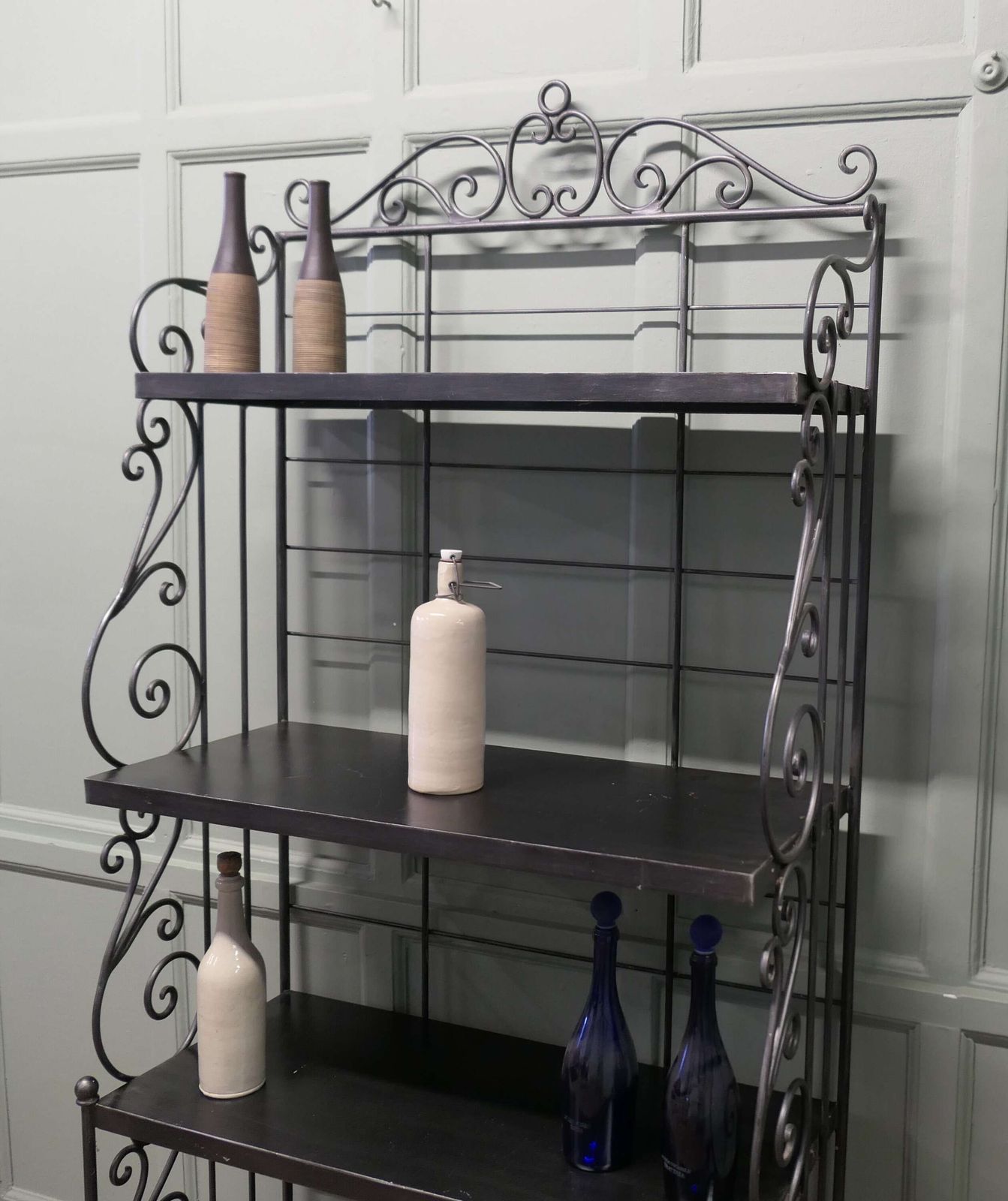 A French Wrought Iron Bakers Shop Stand photo buy