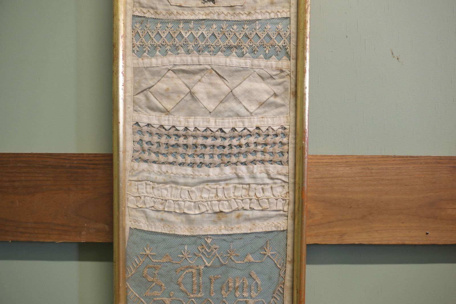 Early 19th Century French Lace Sampler photo for sale