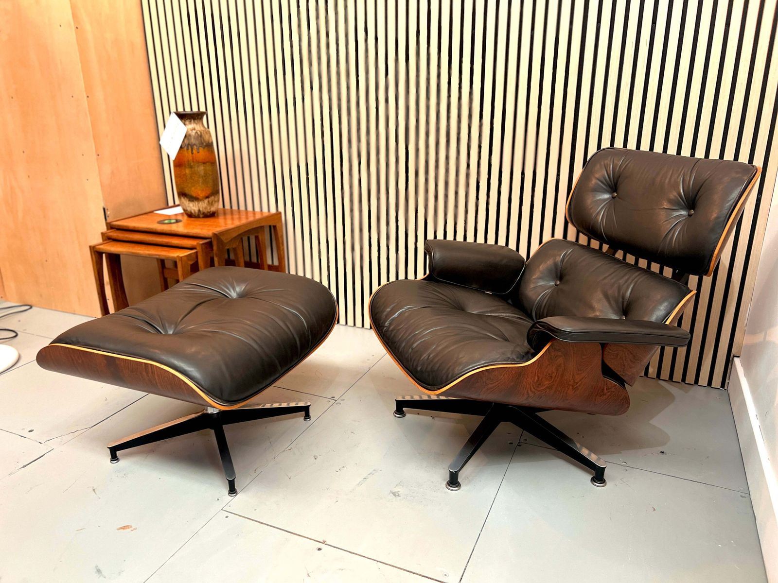 Charles And Ray Eames For Herman Miller, Lounge Chair And Ottoman, 1979 photo for sale