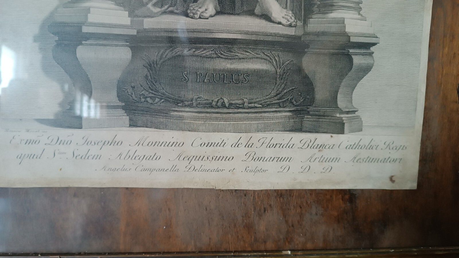 Incision Antique Saint Paolo XVIII Century Inc.Monnot Pierre Etienne ( photo buy