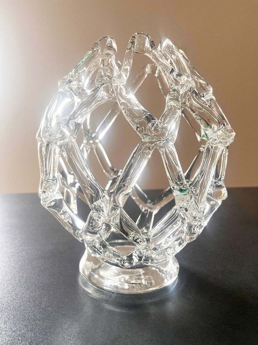 Barovier & Toso Perforated Vase From The 1950s   Top Murano