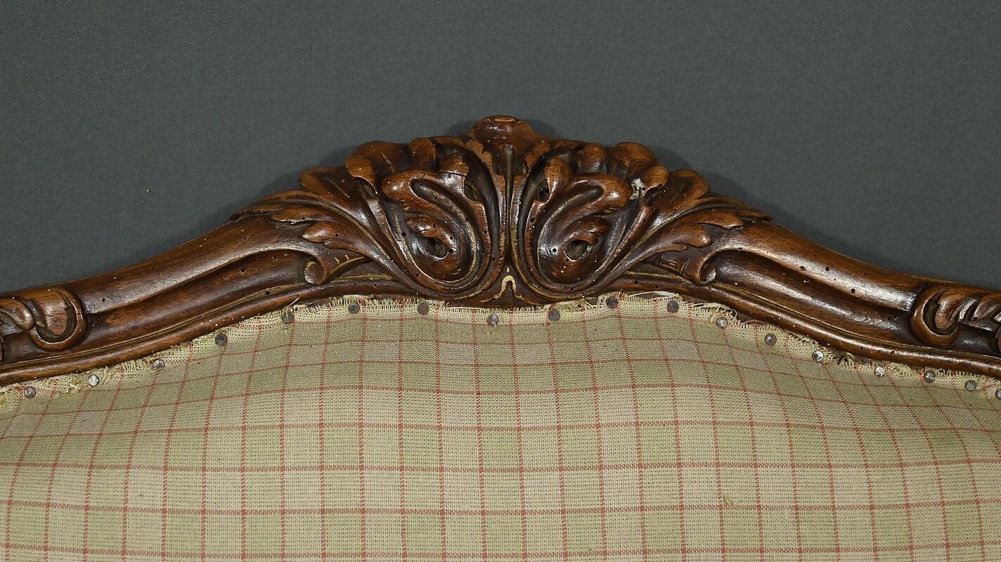 Louis XV Style Beechwood Armchair – Mid 19th Century photo 1310.0